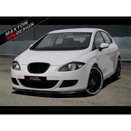 Накладка сплиттер на передний бампер на Seat Leon II